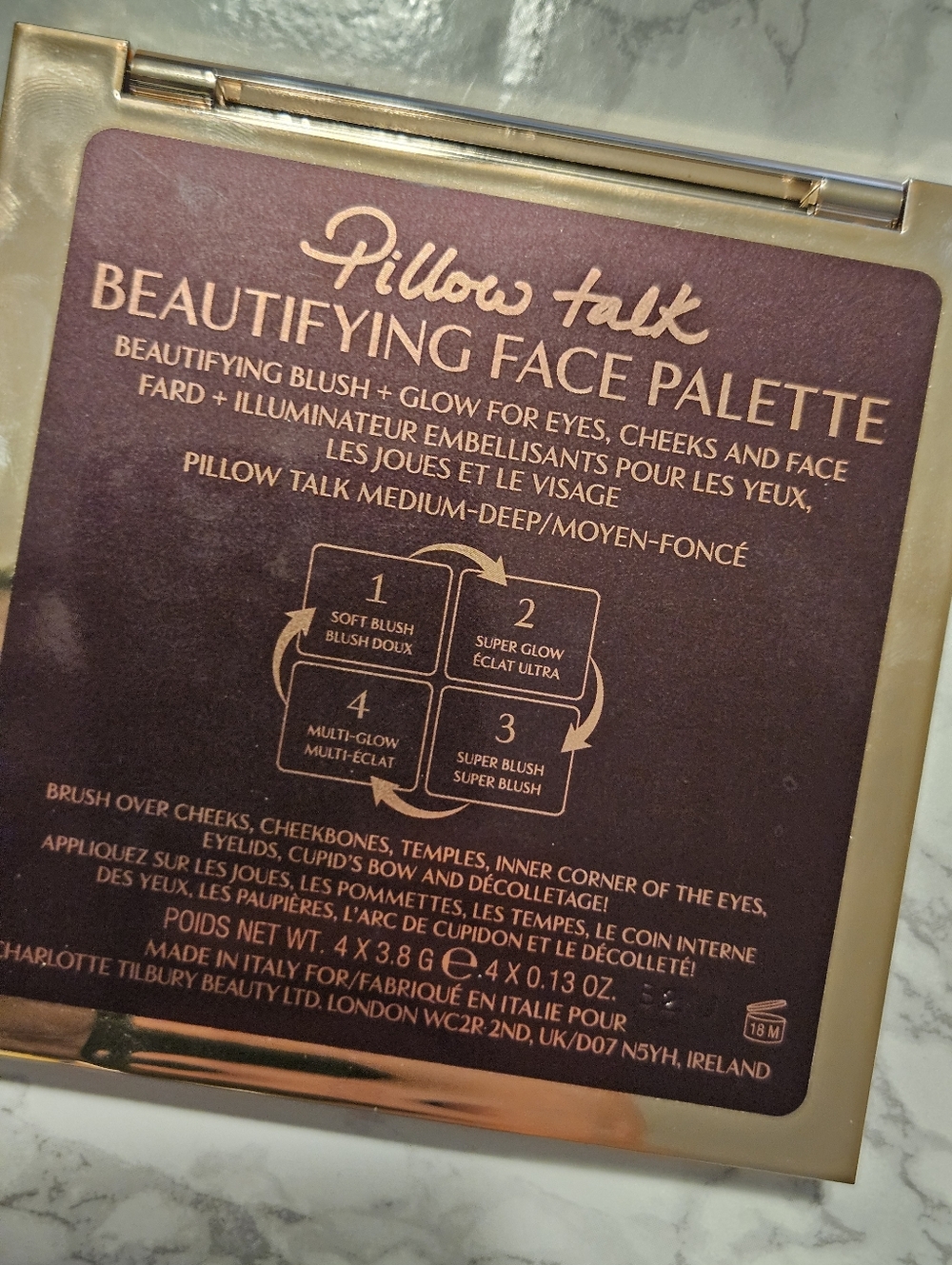 Charlotte Tilbury Pillowtalk Beautifying Face Palette - Picture 2 of 2